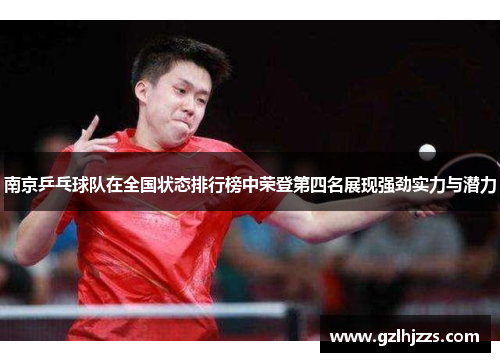 南京乒乓球队在全国状态排行榜中荣登第四名展现强劲实力与潜力